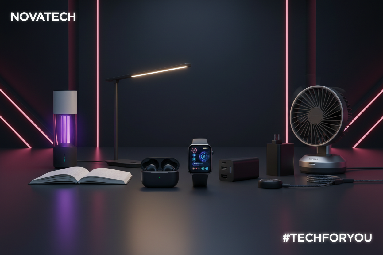 Maroon Theme Gadgets Banner